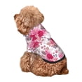 thumbnail image 5 of Honeii Peonies And Roses Print Small Dog Hoodies Pet Hooded Sweatshirts Fall Winter Puppy Cat Sweaters Warm Clothes for Small Dogs Outfits Costume-X-Large, 5 of 7