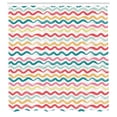 thumbnail image 3 of Ambesonne Striped Shower Curtain, Boho Wavy Rough Lines, 69"Wx75"L, Multicolor, 3 of 5