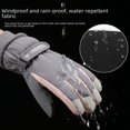 thumbnail image 4 of Guantes de esquí al aire libre de invierno para mujer, de algodón, cálidos, resistentes al viento, impermeables, con pantalla táctil, guantes de ciclismo, 4 of 5