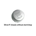 thumbnail image 3 of BrowQuartz Car Start-stop Buttons High Fit Ignition Switch Small Replacing Switches Button Cover Stickers Fittings Repairing Shop Silver Fwithout startstop, 3 of 6