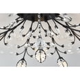 thumbnail image 2 of 15-Light Chandelier Crystal Ceiling Lamp, 15-Lights Modern Farmhouse Ceiling Ceiling Hanging Light Fixture Over Table, for Dining Room, Kitchen Island, 2 of 5