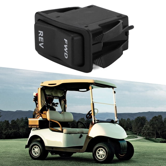 Interruptor Club Car F/R, 74323G01 Sensible Suave 3 Terminal Negro Para Reparación