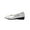 Silver, variant on WSBDENLK Women'S Fashion Casual Spring and Summer New Style Solid Color Pointed Wedge Heel Toe Shoes