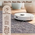 thumbnail image 6 of Design&I 6'x9' Ultra Soft Area Rug, Grey Boho Vintage Distressed Abstract Border Ombre Gradient Purple Flowing None Fluffy Washable Non Shedding for Guest Room Bedroom Living Room, 6 of 7