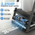 thumbnail image 4 of Simpfree Treadmill with 10" HD TV Movie Touchscreen and 3D Virtual Sports Scene, 0.5-9.0 mph/h & 3.25HP Electric Treadmill with Incline for Home（Black）, 4 of 8