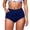 Dark Blue, variant on Women High Waisted Swimsuit Bikini Bottoms Swim Bottom Full Coverage Bathing Suit With Pockets