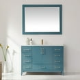 thumbnail image 5 of Altair 48" Rectangular Bathroom Wood Framed Wall Mirror in Royal Green, 5 of 9