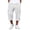 White, variant on Inleife Men's Casual Solid Short Pants Drawstring Waist Athletic Gym Shorts With Pocket