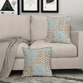 thumbnail image 3 of Brown Blue Pillow Covers 20x20 Set of 2 Boho Design Gray Polka Dot Throw Pillows Modern Art Trendy Print Decorative Outdoor Pillowcase Square Cushion Cover Linen Pillow Case for Home Sofa Couch Bed, 3 of 6