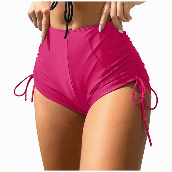 HCNTES Comfortable built-in very soft briefs linning with no irritation(Hot Pink,XXL)