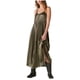 thumbnail image 1 of Lucky Brand Womens Pleated Party Midi Dress, yellow, M, 1 of 1