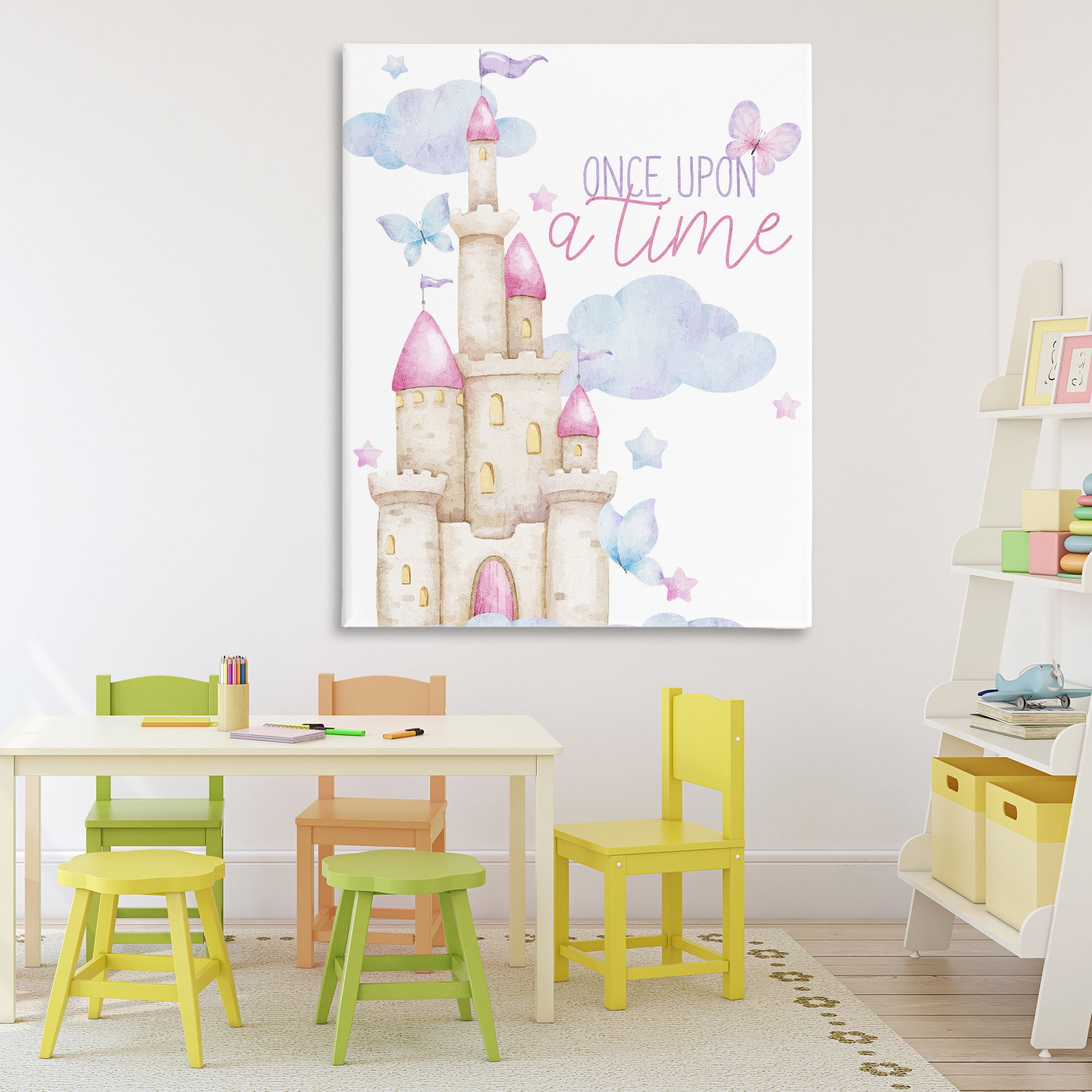 Once Upon A Time Castle Canvas Wall Art, design by Kim Allen
