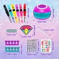 thumbnail image 2 of 7-8-9-10-11-12-Year-Old Girls Gifts: Kids Nail Polish Set for Girls Toys Ages 8-12 Birthday Presents Gift Nails Salon Craft Kits for Girls Ages 7-12 Makeup Kit for Girls 10-12 Nail Art Studio, 2 of 7