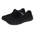 thumbnail image 3 of Missfiona Womens Mary Jane Sneakers Walking Shoes Breathable Granny Flat Work Shoes(6.5,Black), 3 of 6