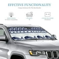 thumbnail image 3 of Kdxio Sea Underwater Animals1 Print Windshield Sun Shade, Foldable Sun Blocker for Car,Truck,SUV Automotive Interior Sun Protection,Reflective Shade for Front Windshield(Small), 3 of 7