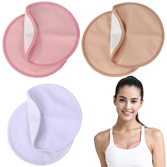 6 Pcs Castor Oil Packs, Leak-proof Organic Castor Oil Wraps for Breast, Reusable Breast Pads, Breast Nursing Pads, Soft Cotton Surface, Comfortable and Portable, Ideal for Various Occasions