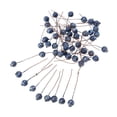 thumbnail image 1 of 50pcs Blue Fruit Berry Holly Flor artificial Pick Christmas DIY Decoración para el hogar Adorno (12 mm), 1 of 5