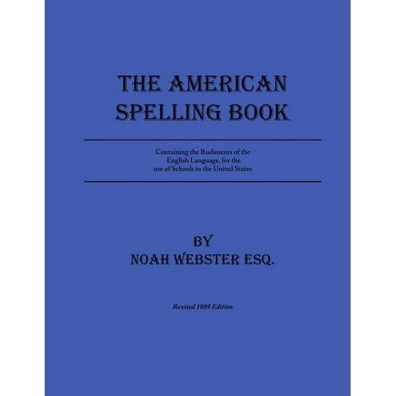 The American Spelling Book, (Paperback)
