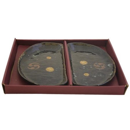 Sushi Set For Two - Contemporary Dinnerware 2 PCS Sushi Dinner Set For Two
