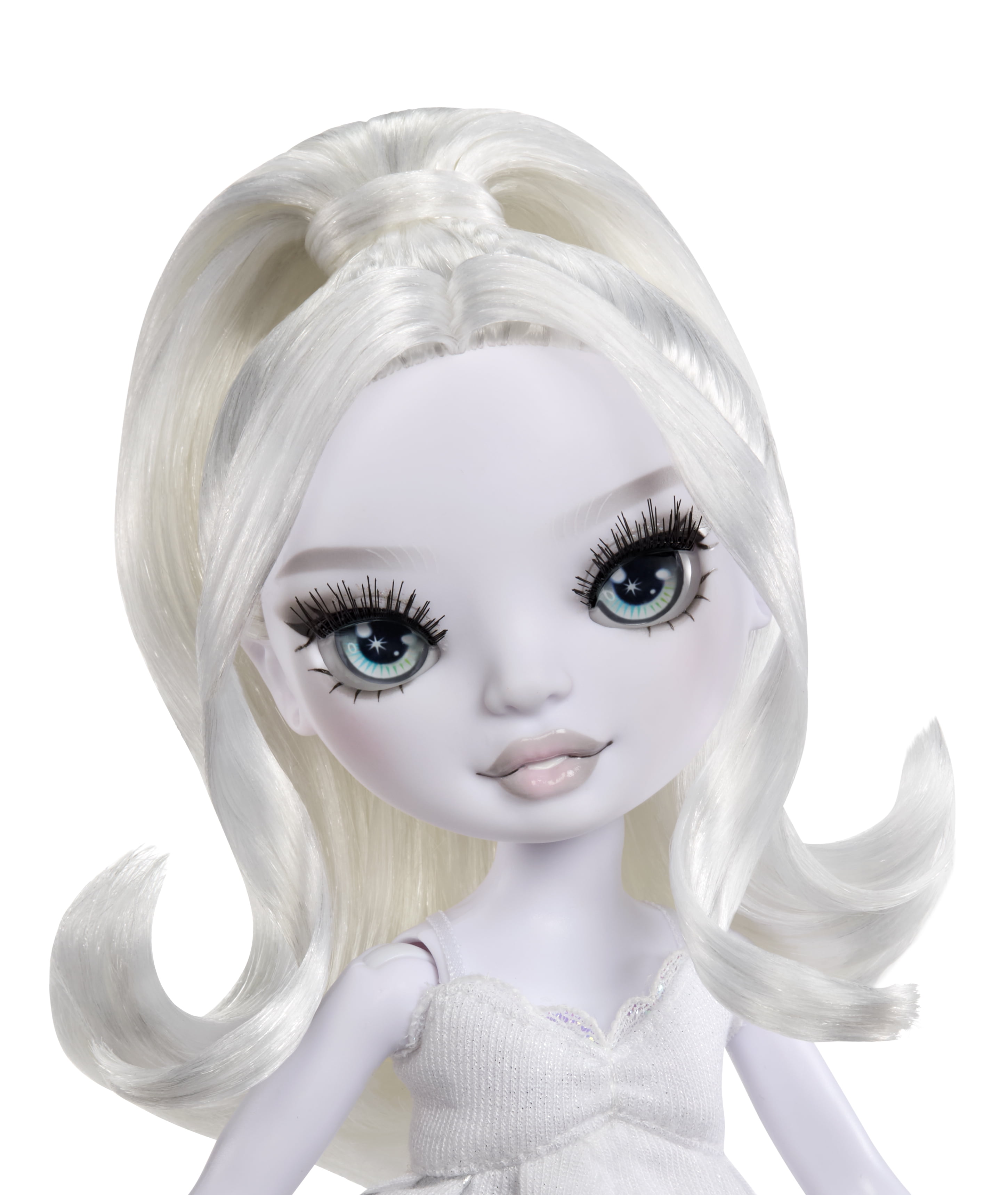 Rainbow High Shadow High Girl's Night Natasha Zima- Grayscale 11" Fashion Doll. White Hair, White & Silver Outfit