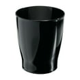 thumbnail image 4 of mDesign Small Round Bathroom 1.25 Gal. Trash Can Wastebasket, Black, 4 of 4