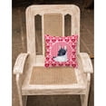 thumbnail image 2 of Carolines Treasures SS4480PW1414 Rat Terrier Hearts Love and Valentines Day Portrait Fabric Decorative Pillow  14Hx14W, 2 of 4
