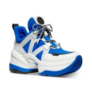 Michael Kors MK Women's Olympia Trainer Scuba Dad Sneaker Shoes Grecian Blue (6.5)
