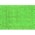 thumbnail image 1 of Ahgly Company Indoor Rectangle Oriental Green Traditional Area Rugs, 2' x 3', 1 of 4
