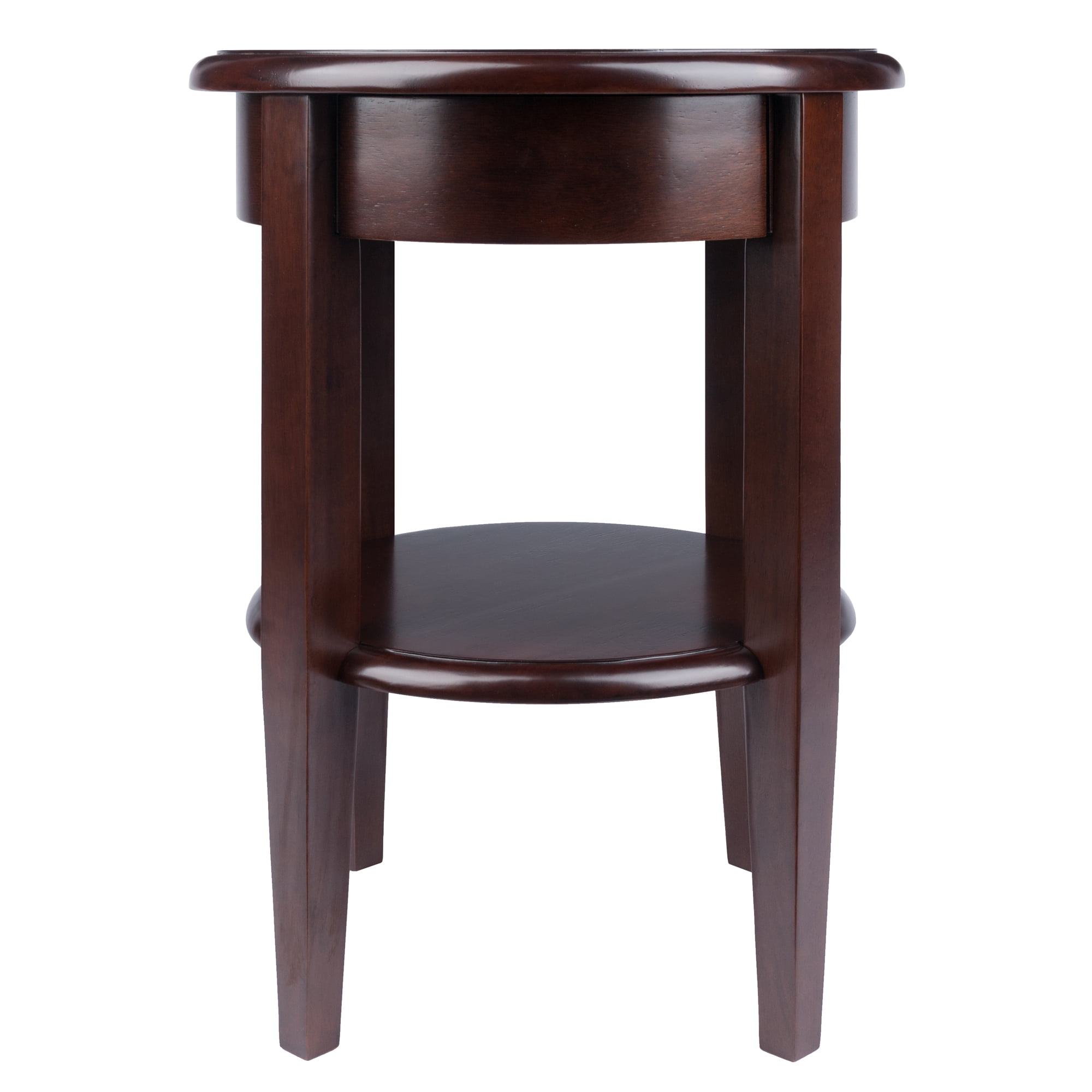 Winsome Concord Accent End Table, Walnut Finish