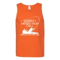 thumbnail image 2 of Missed Your Call Fishing Line Joke Fishing Mens Graphic Tank Top, Orange, Small, 2 of 3