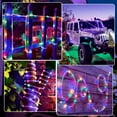 thumbnail image 6 of NITIDSKY 33ft 100 LED Solar Christmas Lights Outdoor Waterproof Solar Rope Lights Yard Patio Garden Christmas Deaorations, Multicolor, 6 of 7