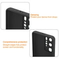thumbnail image 3 of Phone Case for 6.3"x2.9"x0.43" Cell Phones TPU Silicone Full Body Protective Cover Case for Men Women, Black, 3 of 6