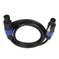 thumbnail image 4 of Cable de conexión de altavoz macho a macho, cable de altavoz Plug and Play con cierre giratorio para amplificador de potencia de altavoz de escenario de 25 pies, 4 of 15