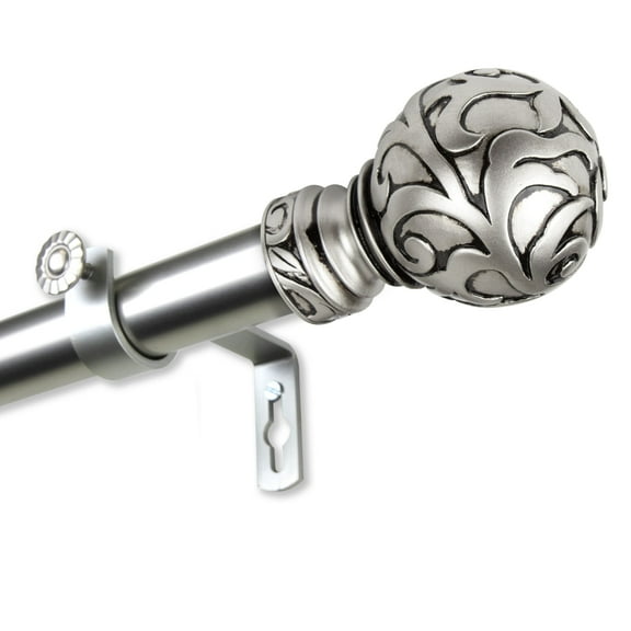 InStyleDesign  Silvanus 1 inch Diameter Adjustable Curtain Rod