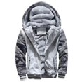 thumbnail image 1 of Sudadera con capucha y cremallera de forro polar para hombre, chaquetas de manga larga, sudadera gruesa, sudadera informal con capucha, 1 of 5
