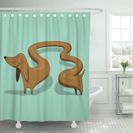 Cynlon Sausage Dachshund Dog Long Hair Cropped Drawing Ears Friend