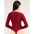 thumbnail image 3 of Scoop Women's Scoop Neck Bodysuit, Size XXL, 3 of 4
