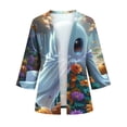 thumbnail image 4 of ZZwxWA Essentiels Universitaires Cardigan Polyvalent pour Femmes, 4 of 5