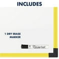 thumbnail image 6 of Quartet Industrial Magnetic Whiteboard, 24" x 18", Yellow Frame, 6 of 6