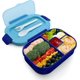 thumbnail image 1 of Fiambrera Bento ZHAOCHENG 4 Compartimentos Con Cubiertos Color Azul, 1 of 5