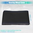 thumbnail image 4 of Unique Bargains Car Steering Wheel Cover Stitch with Needles and Threads Universal Fit 14.6-15.2 Inch 37-38.5cm Diameter, 4 of 8