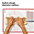 thumbnail image 4 of OXO SoftWorks Silicone Pastry Mat, 17.5 x 24.5 in, Non-Stick Baking Surface with Measurements and Conversion Guides, 4 of 6