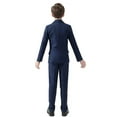 thumbnail image 5 of Boys Suit Tuxedo Suits for Toddler Boys Ring Bearer Suit Wedding Outfit Boys Dress Clothes Blue Vest and Pants Suits Size 8T, 5 of 7