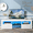White, variant on LegaHome Black High Gloss TV Stand with 16 Colors LED Lights for 32-55 Inch TV
