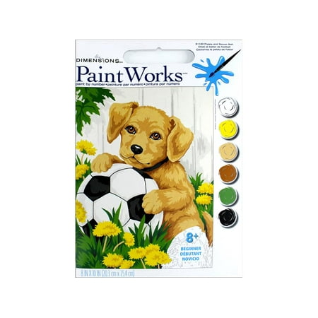 Paintworks Paint By Number 8x10 Puppy Ball