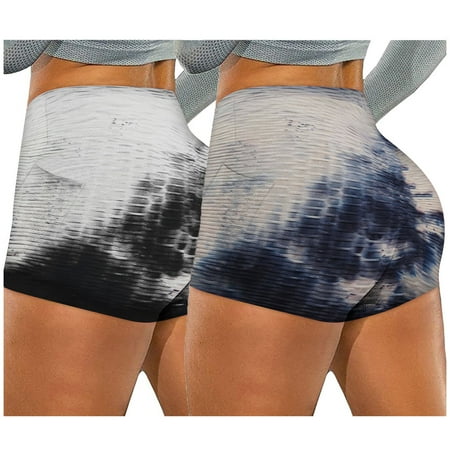 

Mortilo Workout Bra Women Wrinkled Tie-dye Pockets Stretch Running Fitness Yoga Pants Biker Shorts Polyester Yoga Leggings