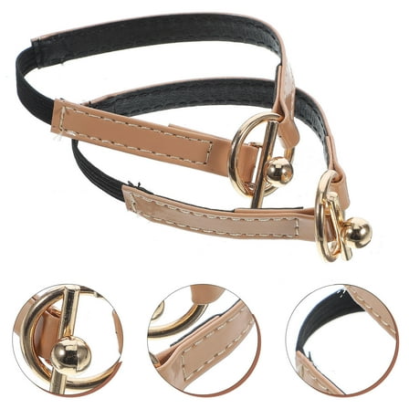 HOMEMAXS  Ankle Strap Buckle Extender Straps for Shoes Heel Grips Ladies High Miss Women's Khaki