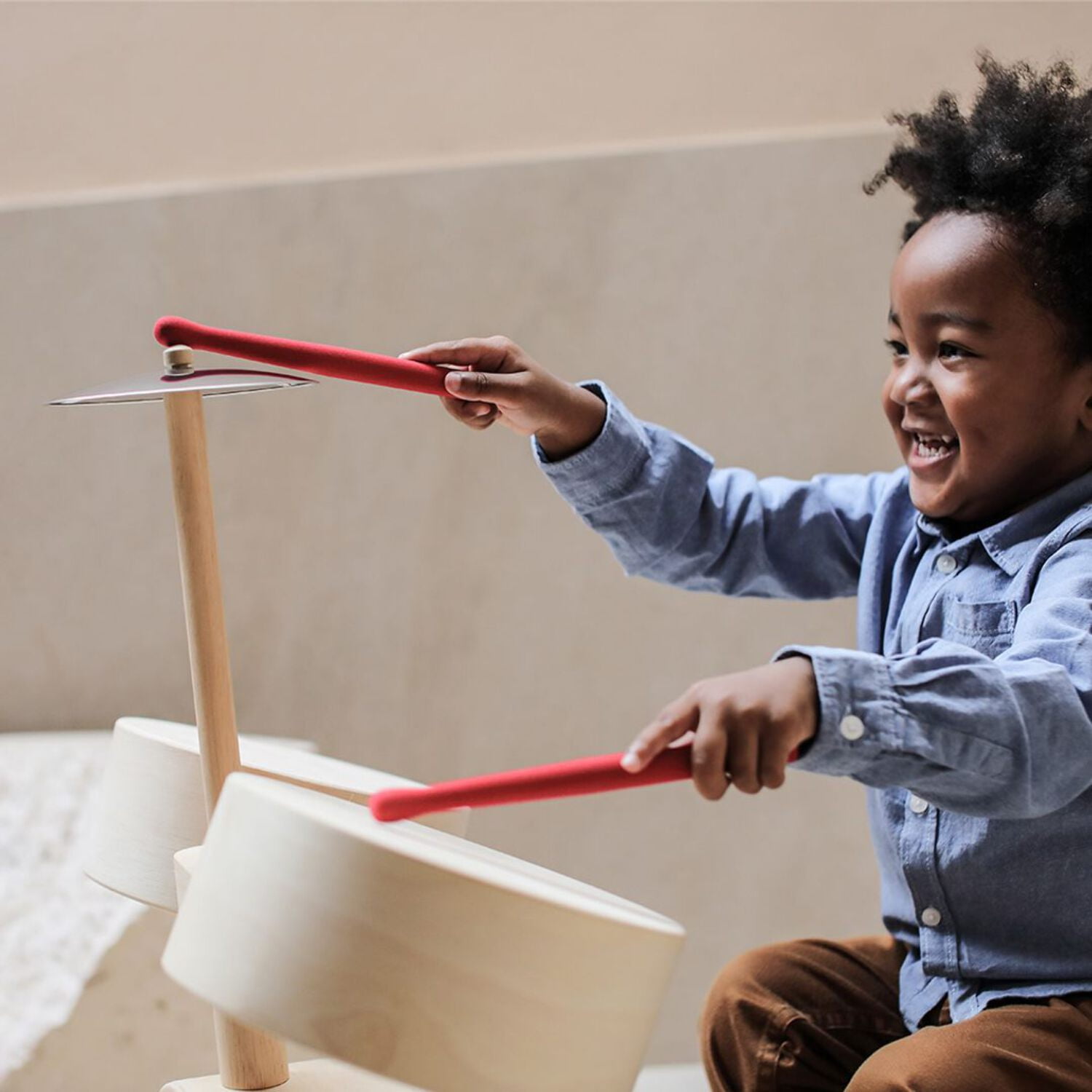 PlanToys Drum Set