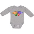 thumbnail image 3 of Inktastic Artistic Butterfly Boys or Girls Long Sleeve Baby Bodysuit, 3 of 5