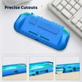 thumbnail image 3 of Fintie Kids Case for Nintendo Switch Lite 2019 with 2 Game Card Slots, Kids Friendly Grip Case for Switch Lite Console, Ultralight Shockproof Protective Cover with Ergonomic Grip, Blue, 3 of 10
